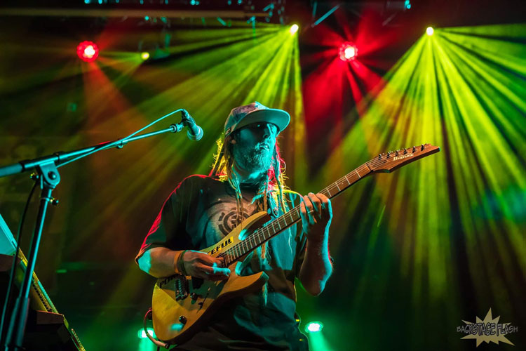 Wylie Jones Colorado Reggae Artist Backstage Flash Photo