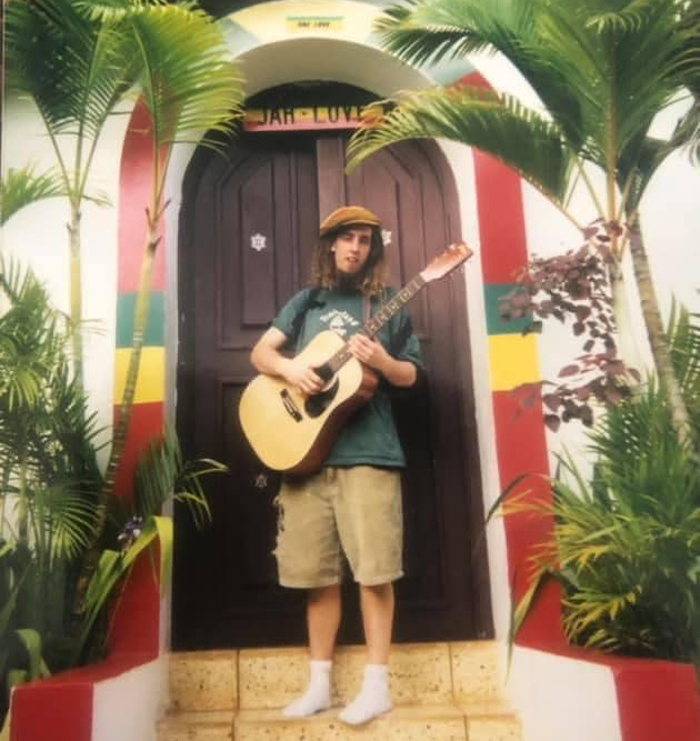 A young Wylie Jones in Jamaica