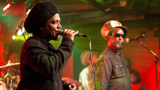 Black Uhuru reggae band performing live