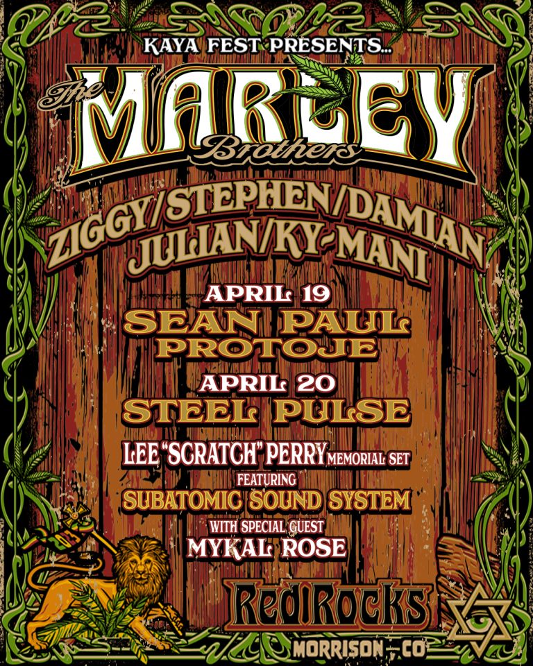 The Marley Brothers w/ Special Guests to Perform at Red Rocks