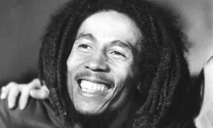 Bob Marley smiling photo