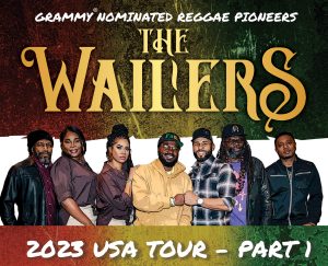 The Wailers 2023 USA tour flyer with Denver, CO dates