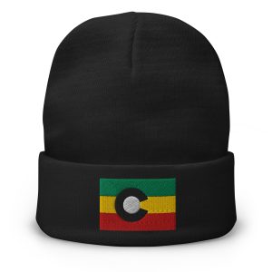 Colorado Rasta Flag Beanie