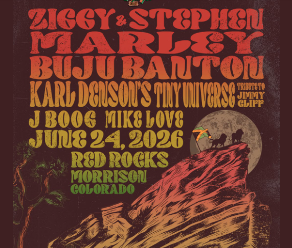 Ziggy & Stephen Marley w/ Buju Banton & Special Guests Jboog & Mike Love